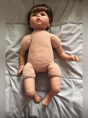 Soft-Bodied Baby Doll in Peach Skin Tone